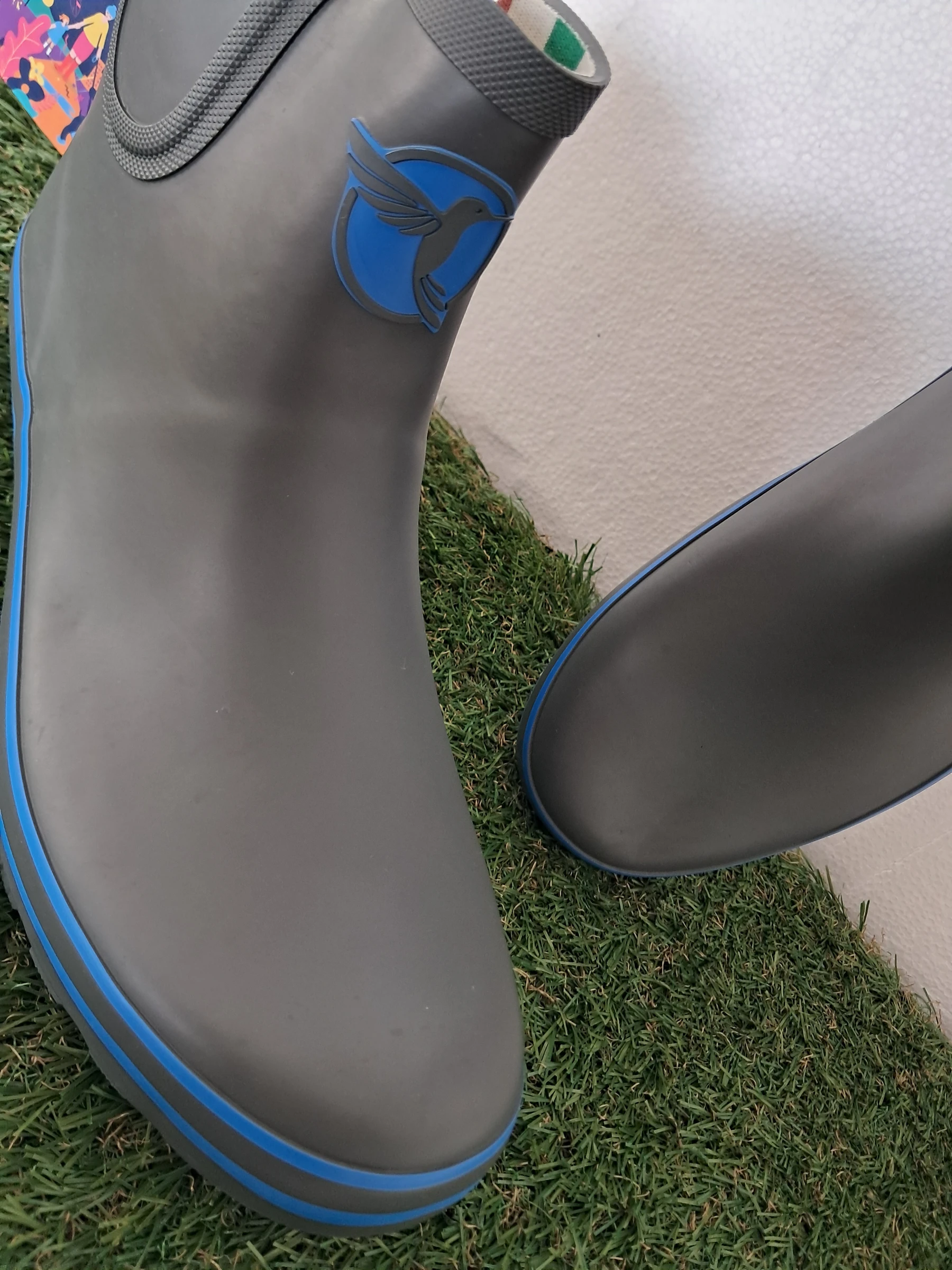 Regenlaarzen Evercreatures - donkerblauw en elektrisch - maat 38 – photo 3